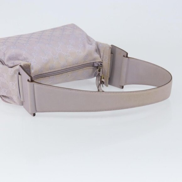 Authentic GUCCI GG Canvas Shoulder Bag Purple Gold 92699 - Picture 14 of 16